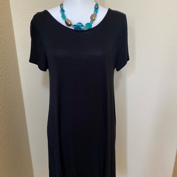 Mossimo Supply Co. Black Criss-Cross Detail Dress - Picture 2 of 5